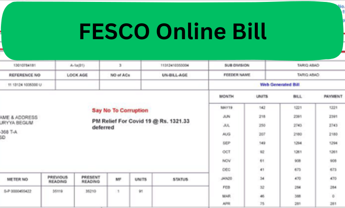 FESCO Bill Online