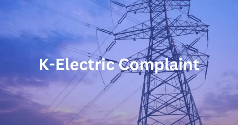 K-Electric Complaint and Helpline