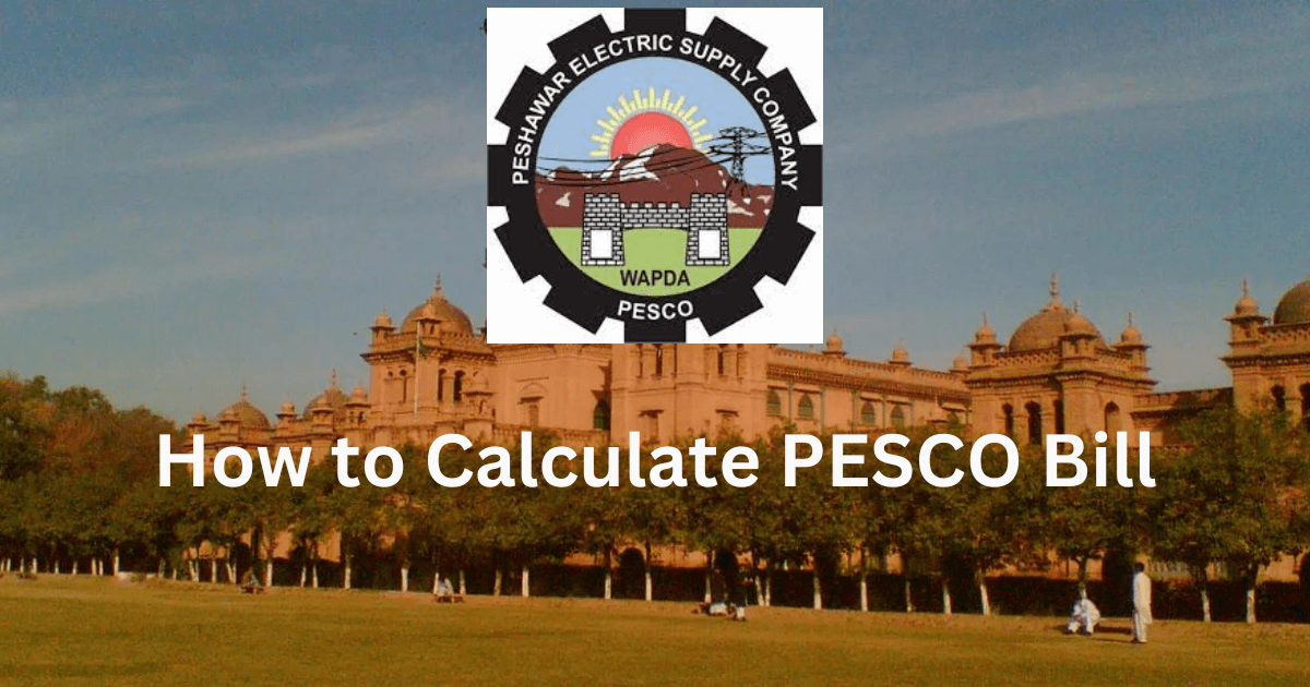 Step by step Guide: PESCO bill calculator